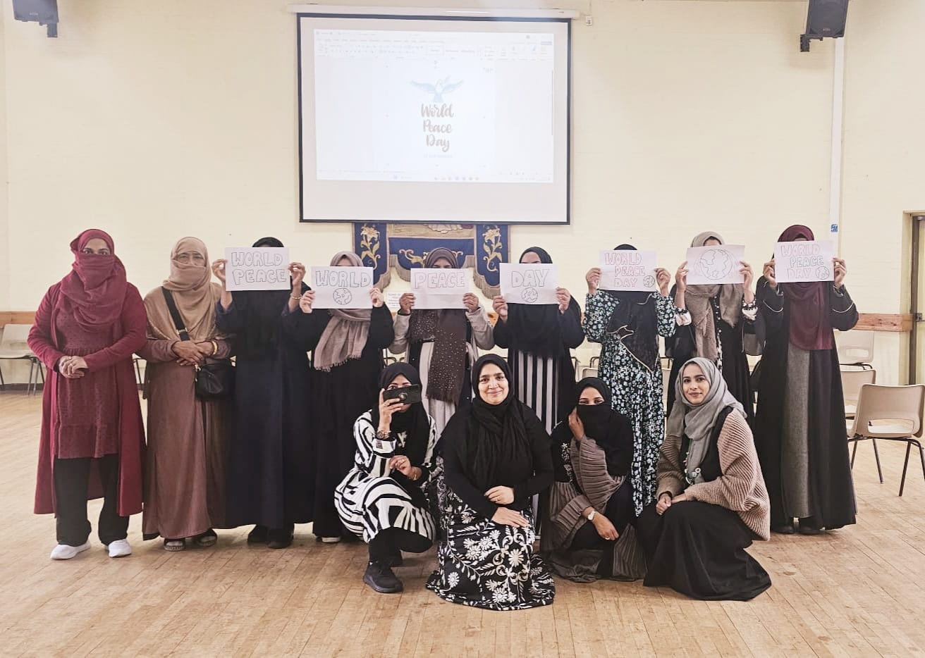 Health and Wellbeing Group celebrate World Peace Day.