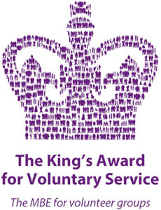 The King's Award for Voluntary Service logo
